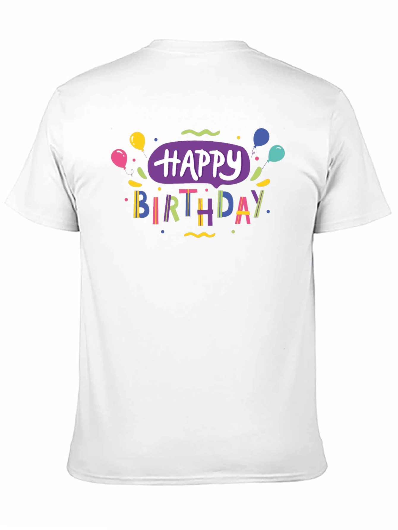 Happy Birthday Black T-Shirt