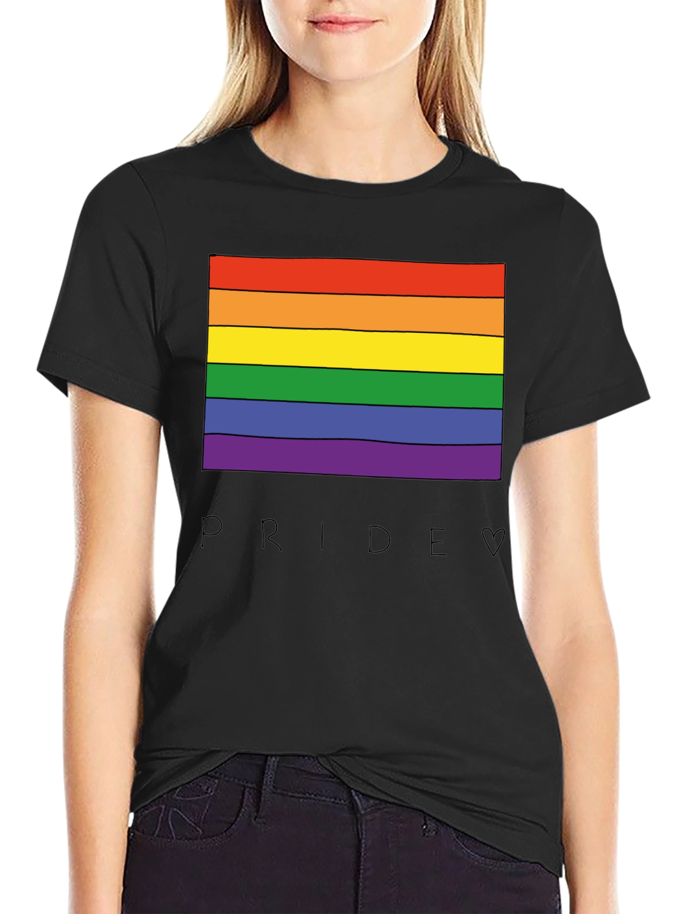 Pride Rainbow Graphic T-Shirt - LGBTQ+ Equality