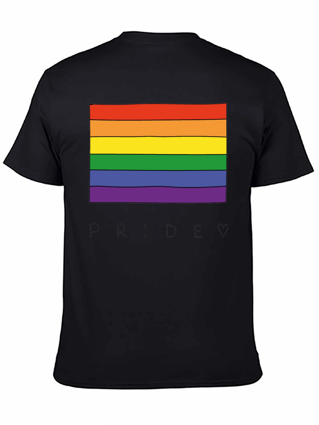 Pride Rainbow Graphic T-Shirt - LGBTQ+ Equality