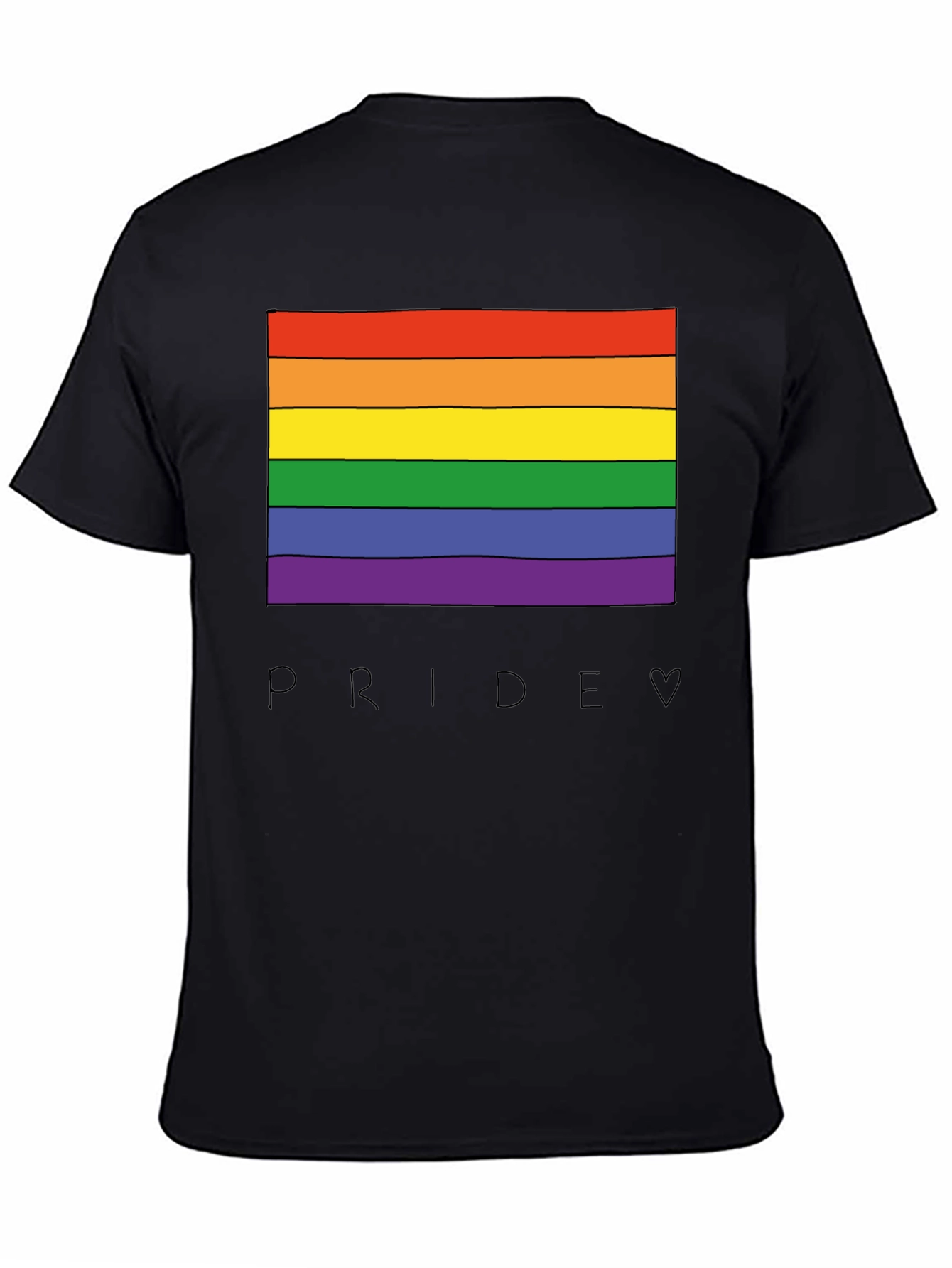 Pride Rainbow Graphic T-Shirt - LGBTQ+ Equality