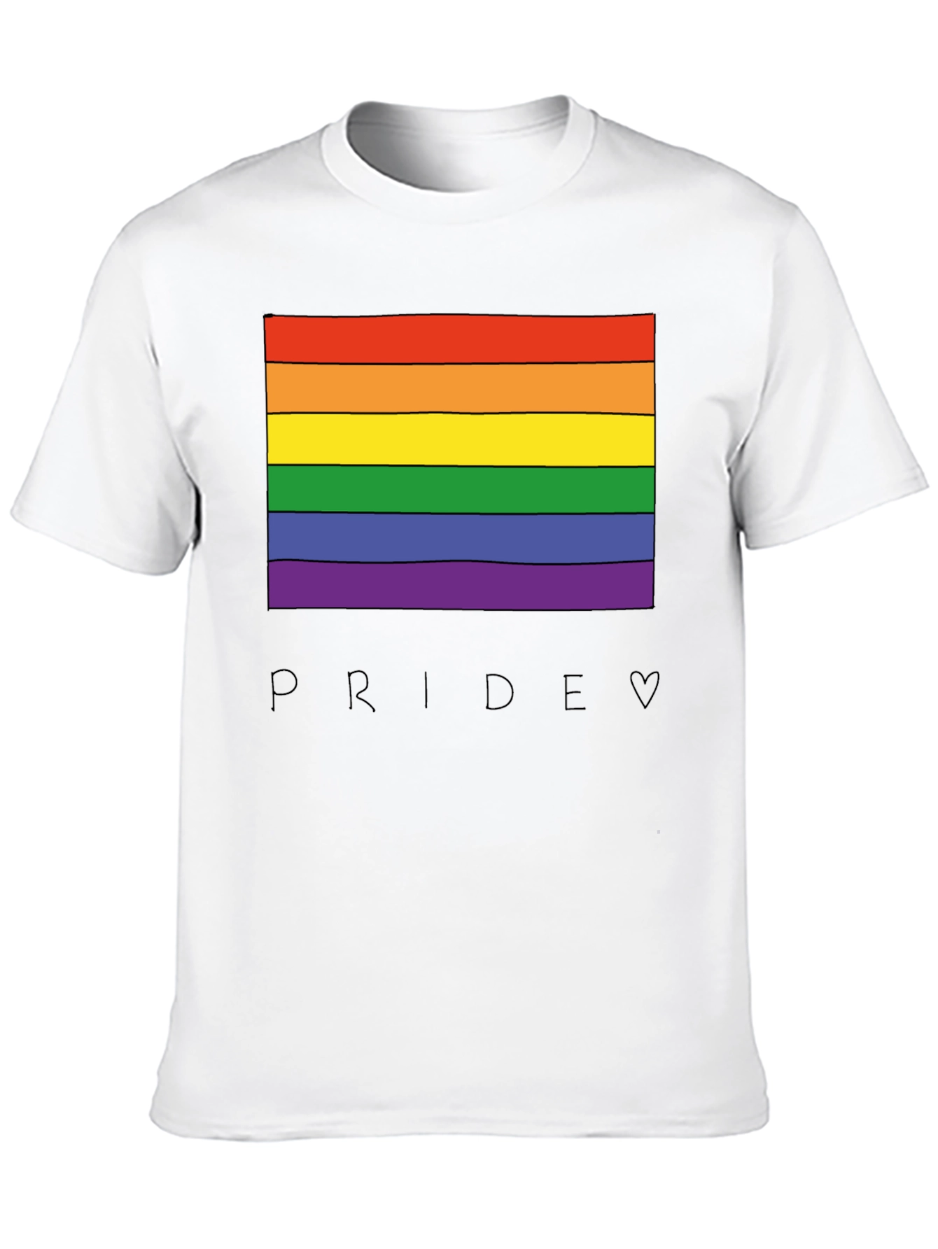 Pride Rainbow Graphic T-Shirt - LGBTQ+ Equality