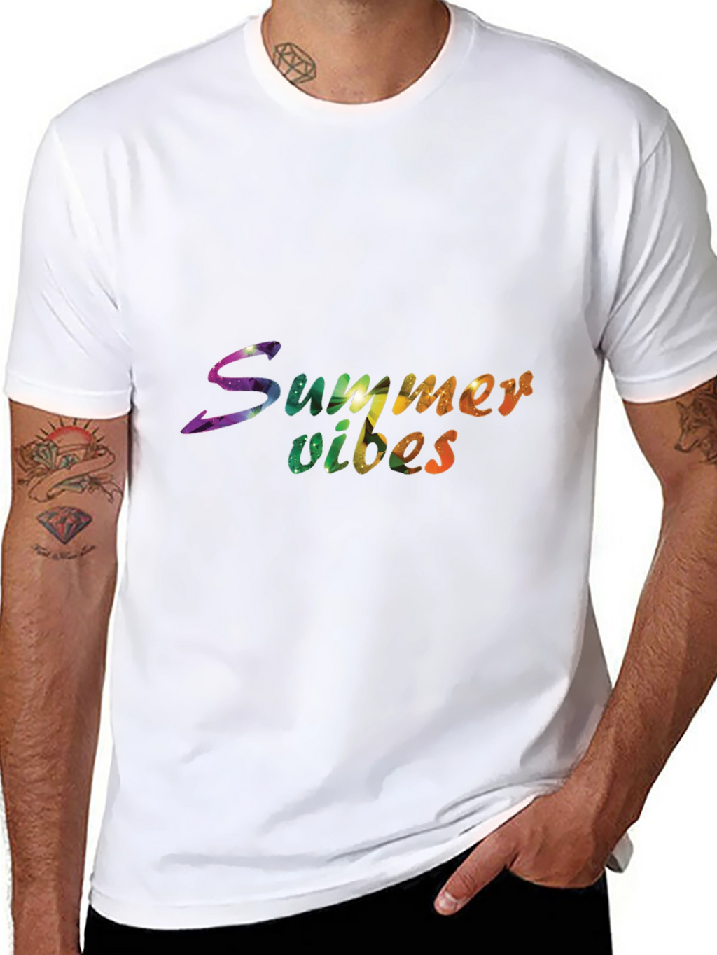 Summer Vibes Graphic Print T-Shirt