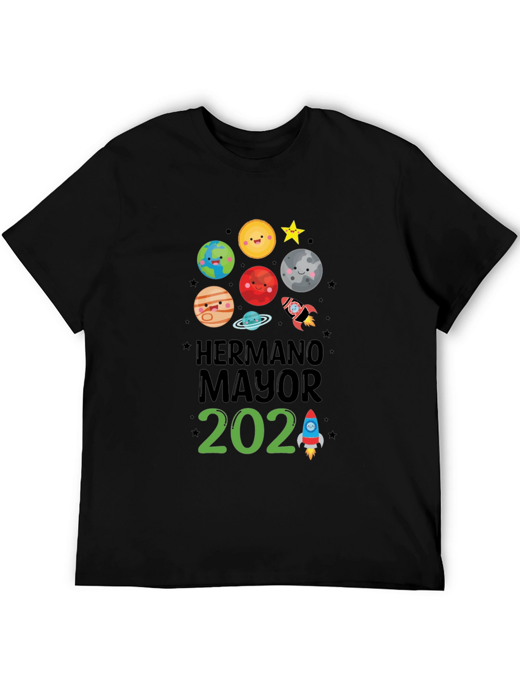 Brother 2024 Space Theme Kids T-Shirt