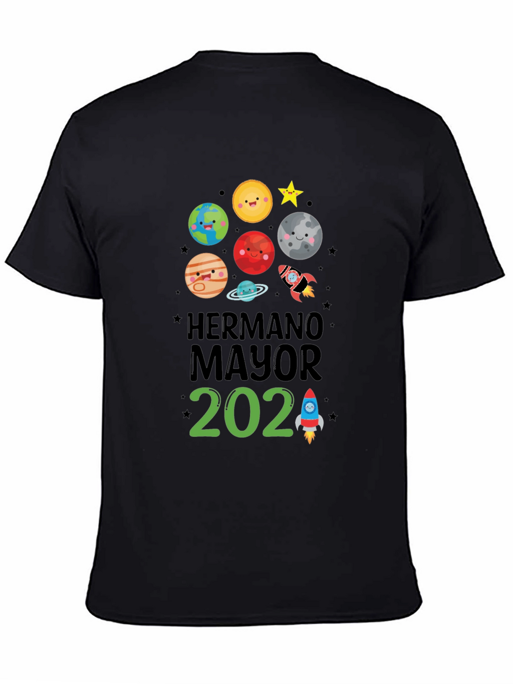 Brother 2024 Space Theme Kids T-Shirt