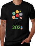 Brother 2024 Space Theme Kids T-Shirt