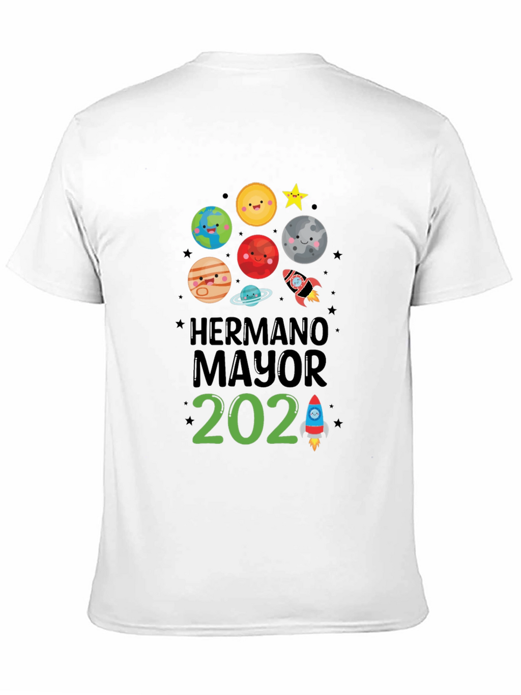 Brother 2024 Space Theme Kids T-Shirt