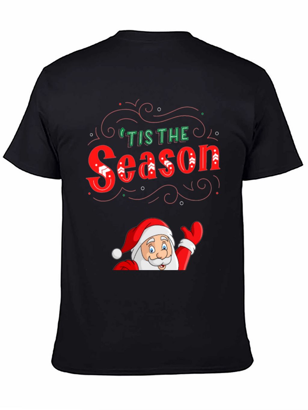 Tis the Season Santa Graphic Tee