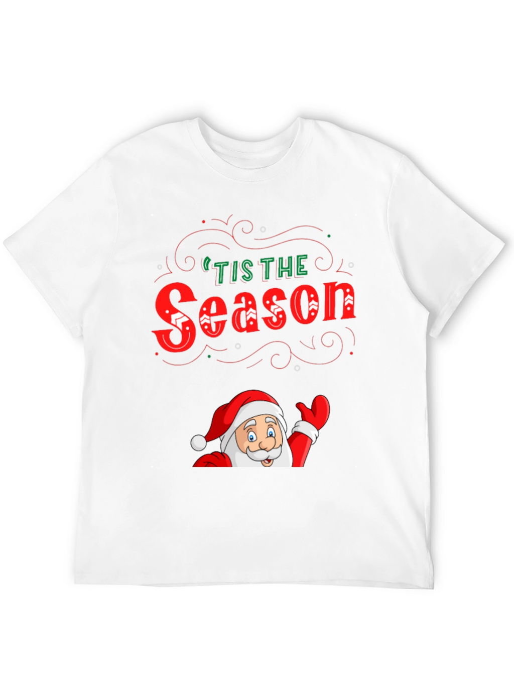 Tis the Season Santa Graphic Tee