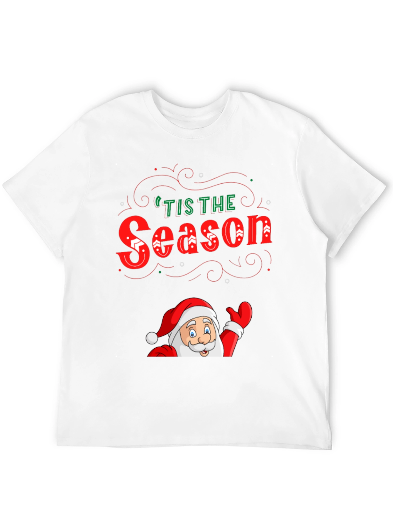Tis the Season Santa Graphic Tee