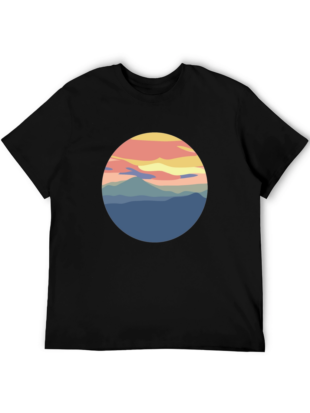 Nature Scenery Graphic Tee - Soft Cotton T-Shirt