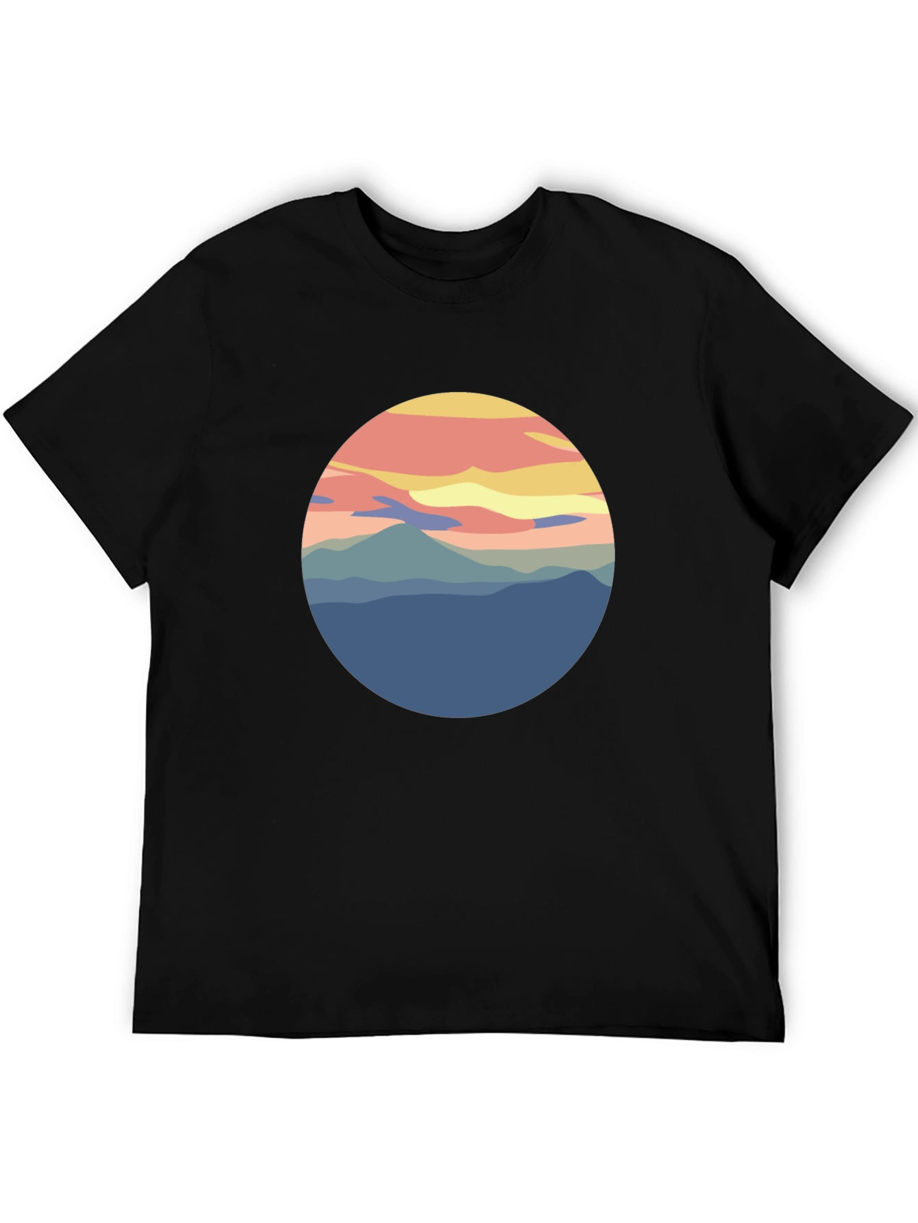 Nature Scenery Graphic Tee - Soft Cotton T-Shirt