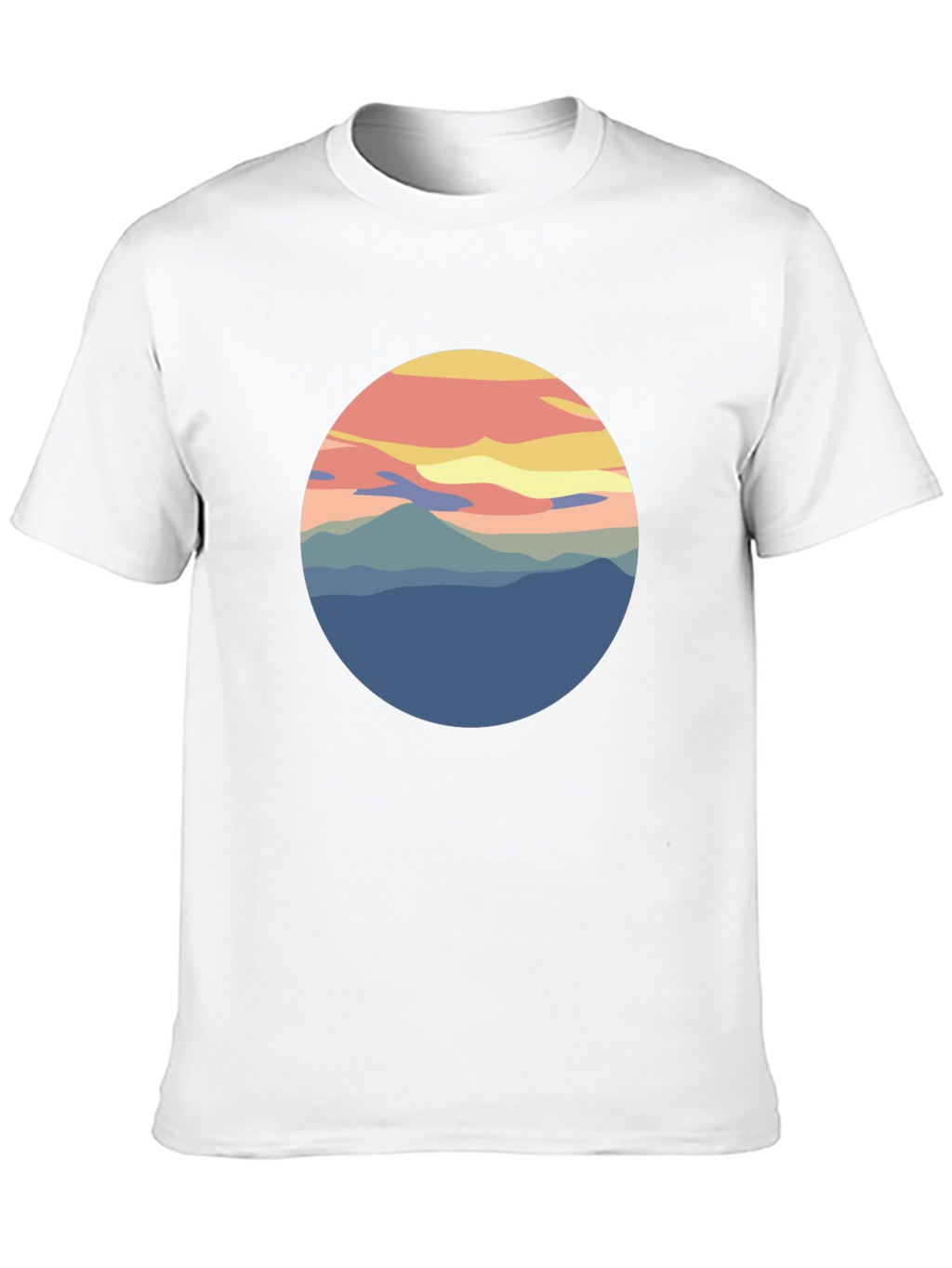 Nature Scenery Graphic Tee - Soft Cotton T-Shirt