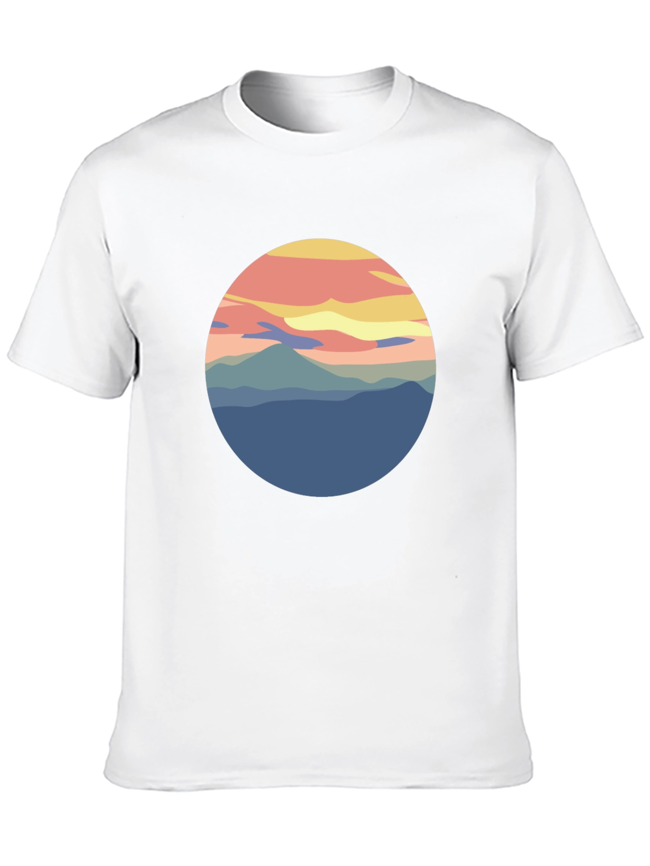 Nature Scenery Graphic Tee - Soft Cotton T-Shirt