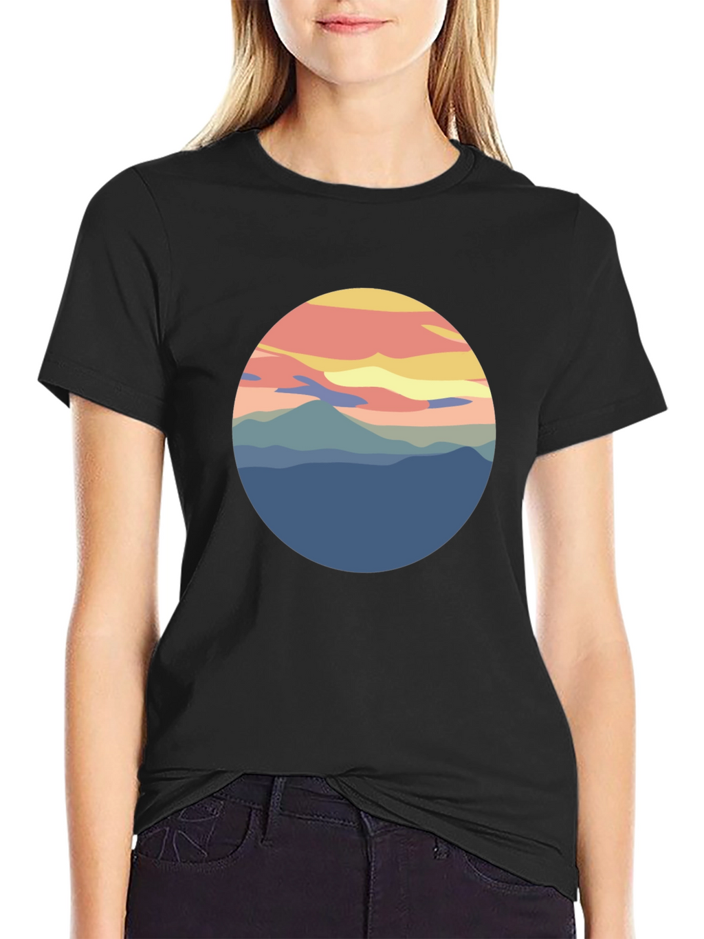 Nature Scenery Graphic Tee - Soft Cotton T-Shirt