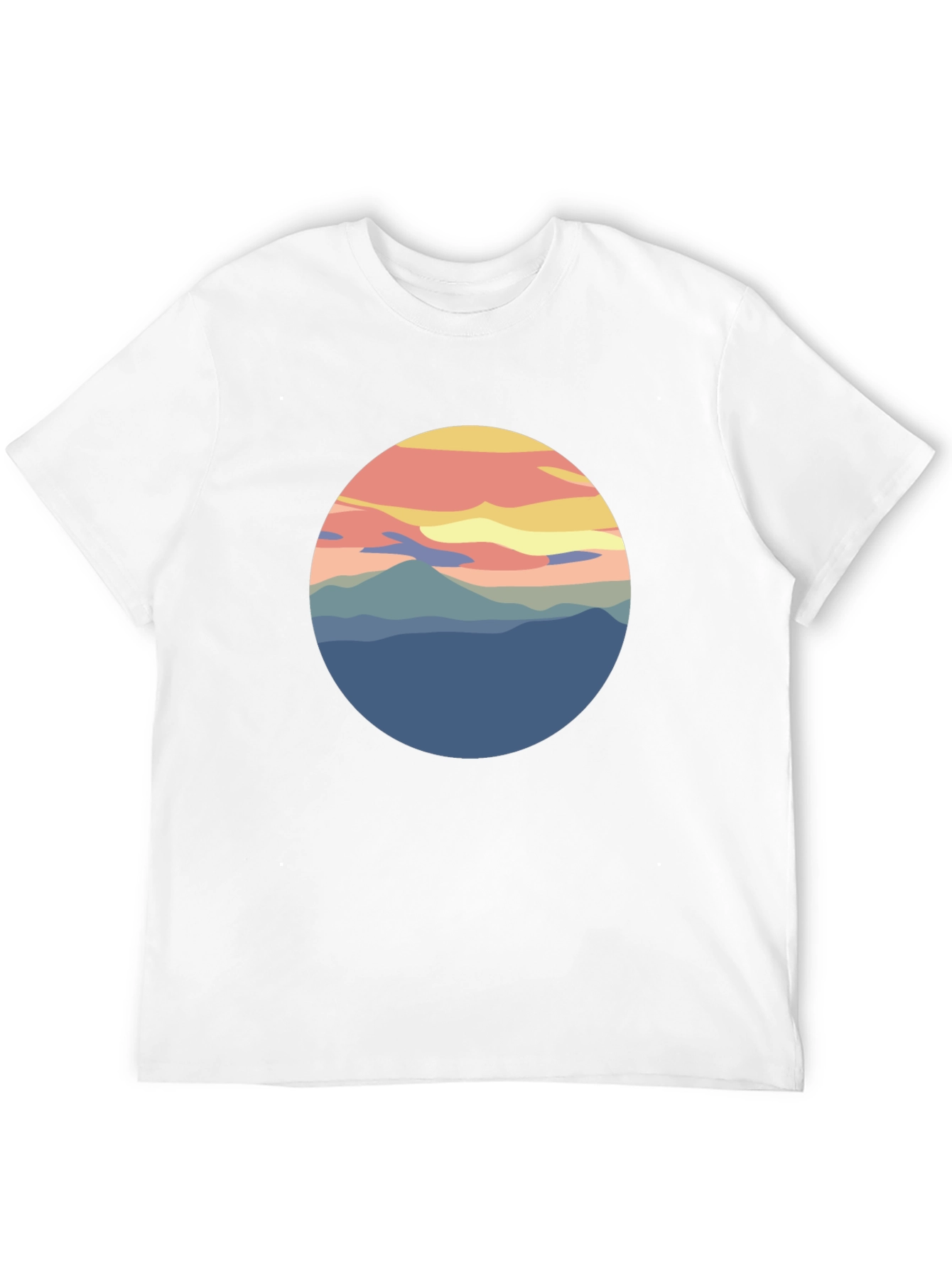 Nature Scenery Graphic Tee - Soft Cotton T-Shirt