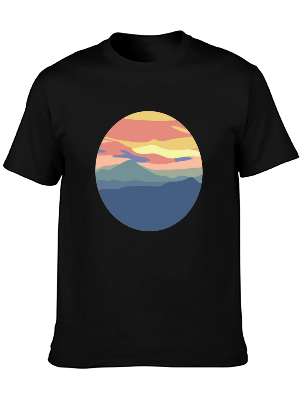 Nature Scenery Graphic Tee - Soft Cotton T-Shirt