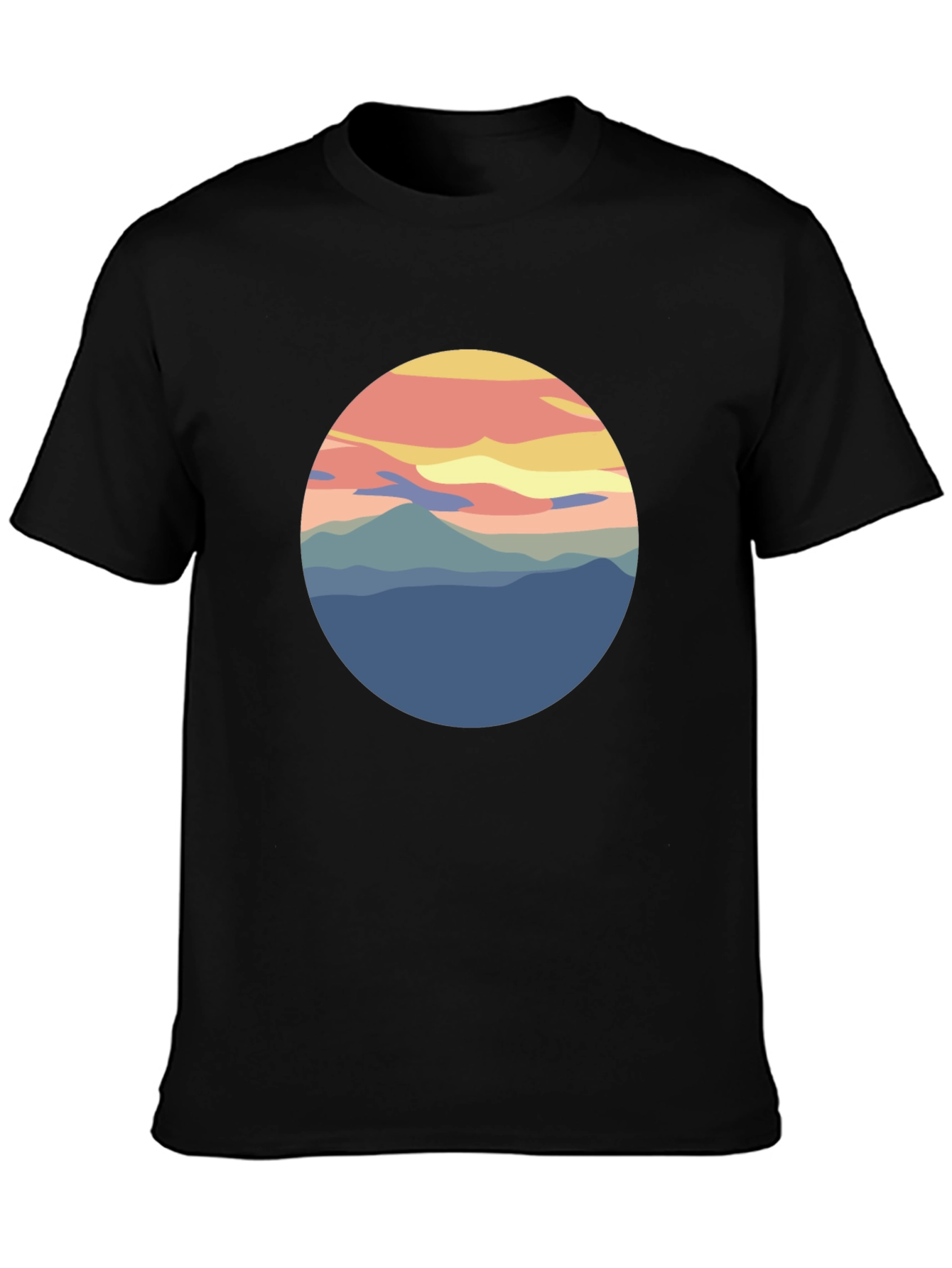 Nature Scenery Graphic Tee - Soft Cotton T-Shirt
