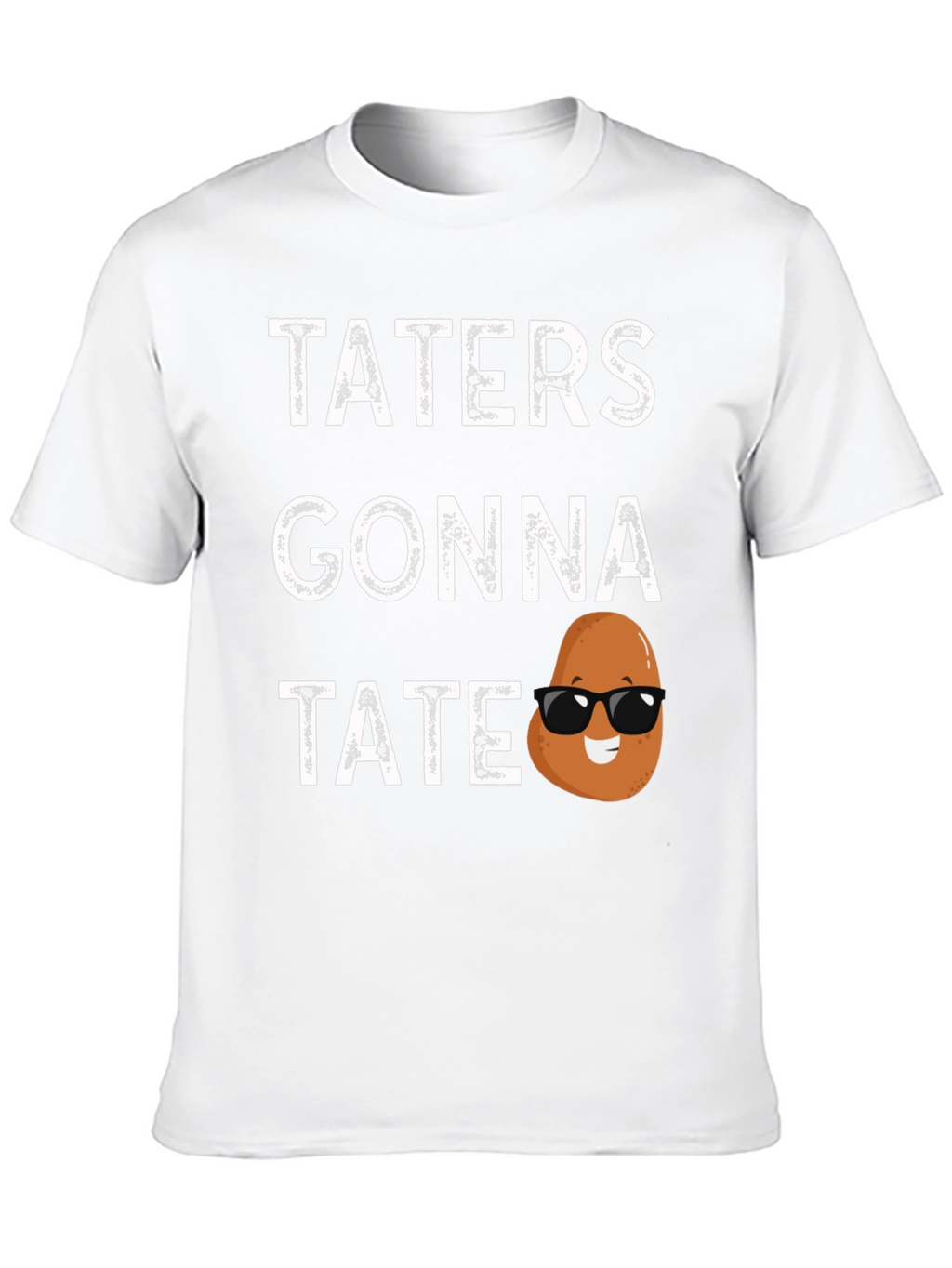 Taters Gonna Tate Funny Potato Graphic T-Shirt