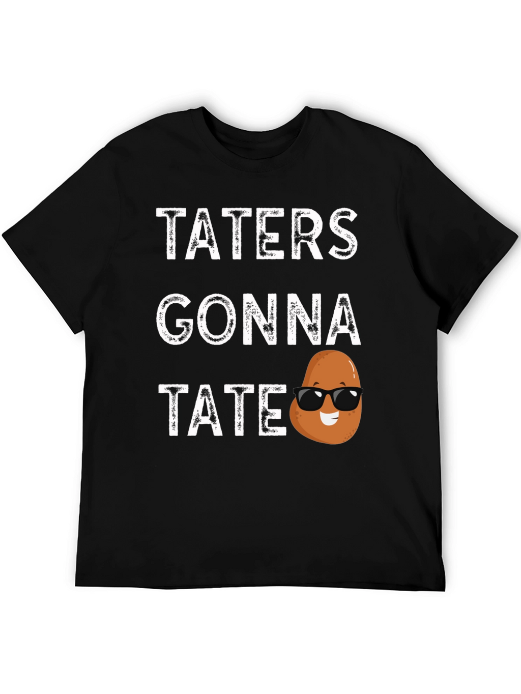 Taters Gonna Tate Funny Potato Graphic T-Shirt