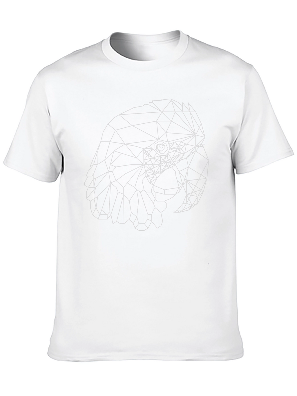 Geometric Parrot T-Shirt - Black
