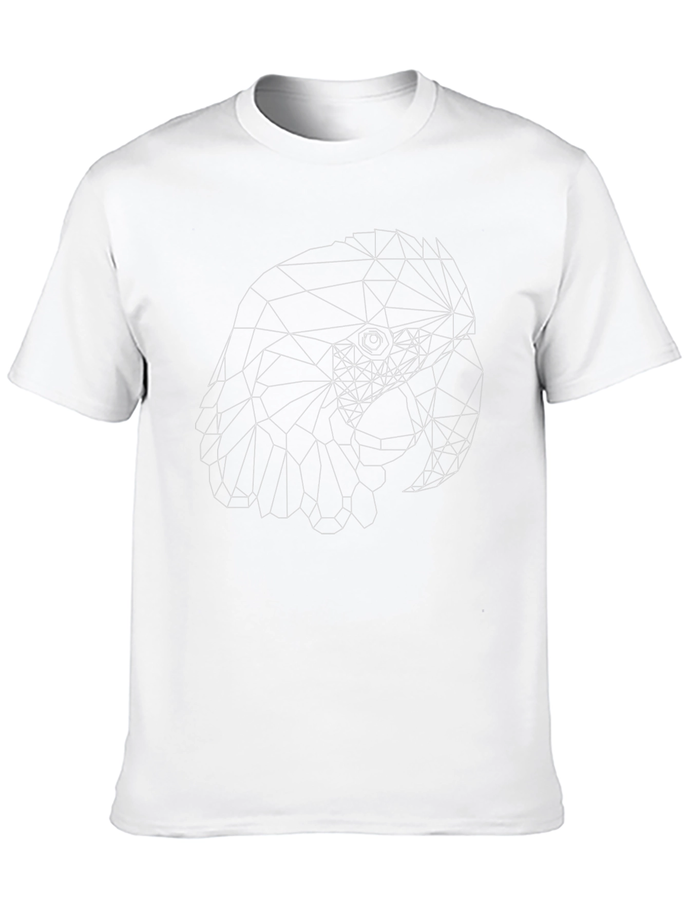 Geometric Parrot T-Shirt - Black