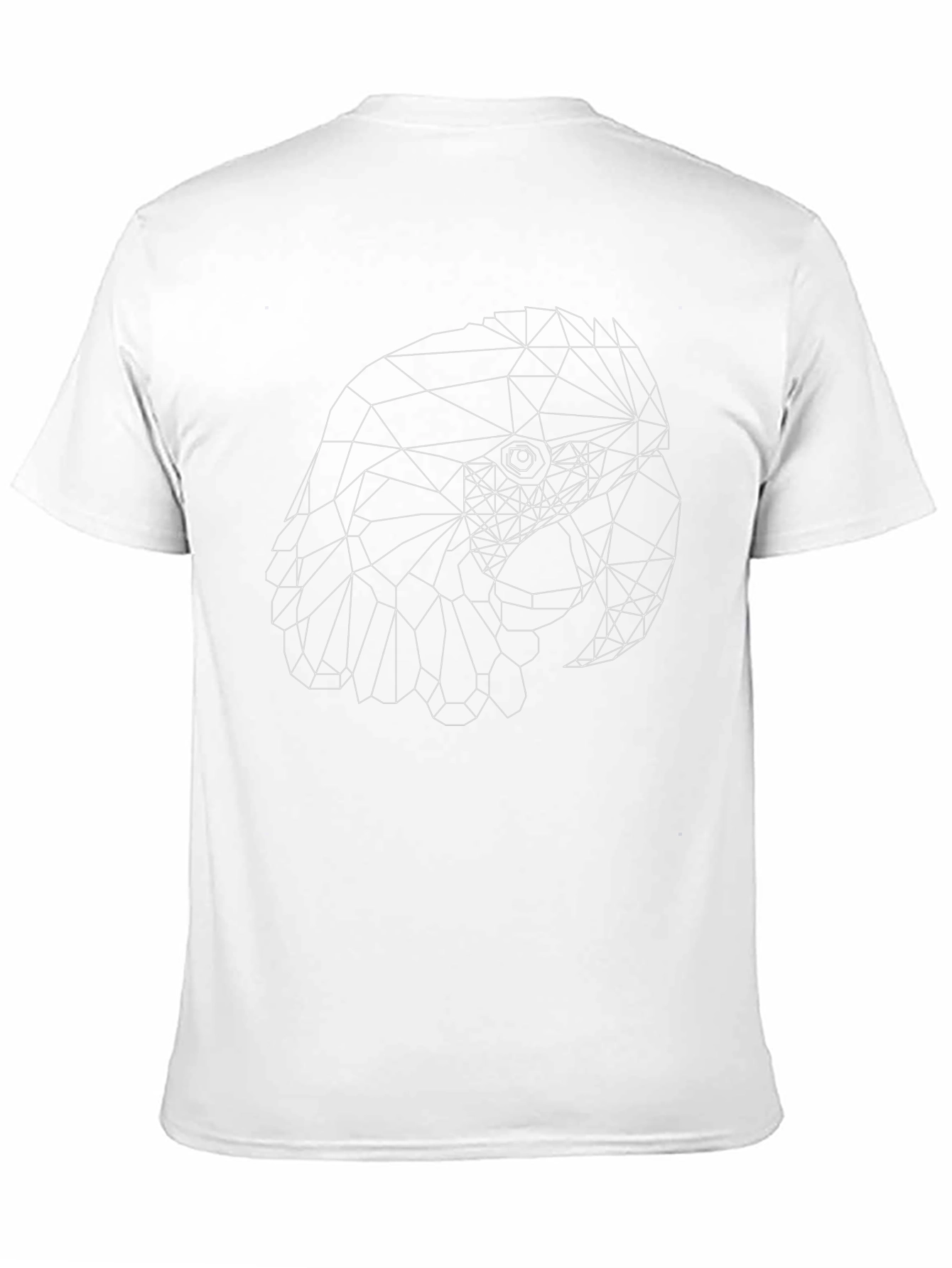Geometric Parrot T-Shirt - Black