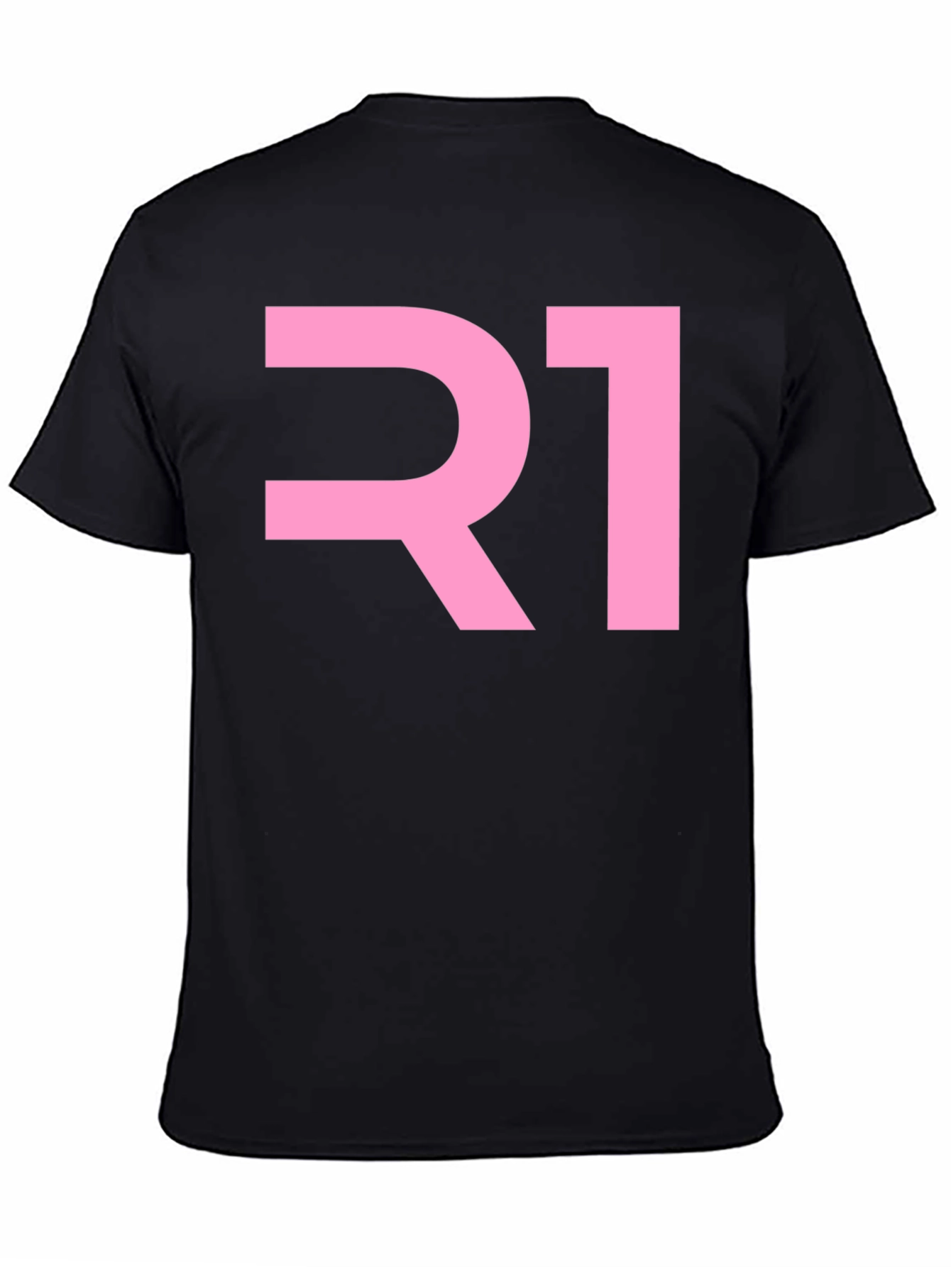 Pink R1 Graphic Tee - Mens Black T-Shirt