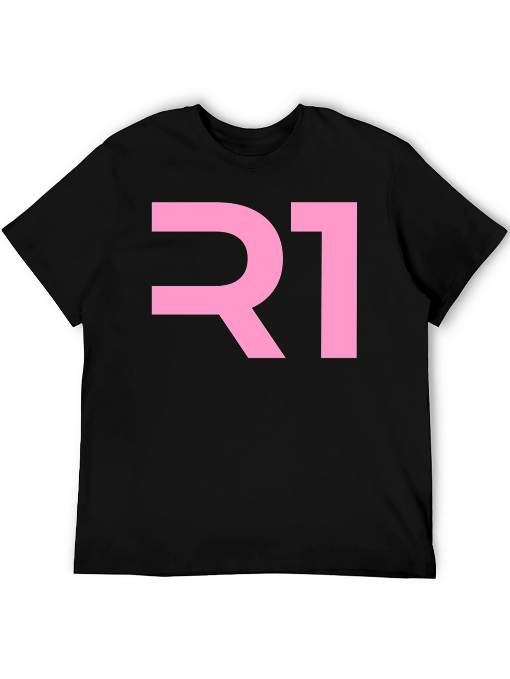 Pink R1 Graphic Tee - Mens Black T-Shirt