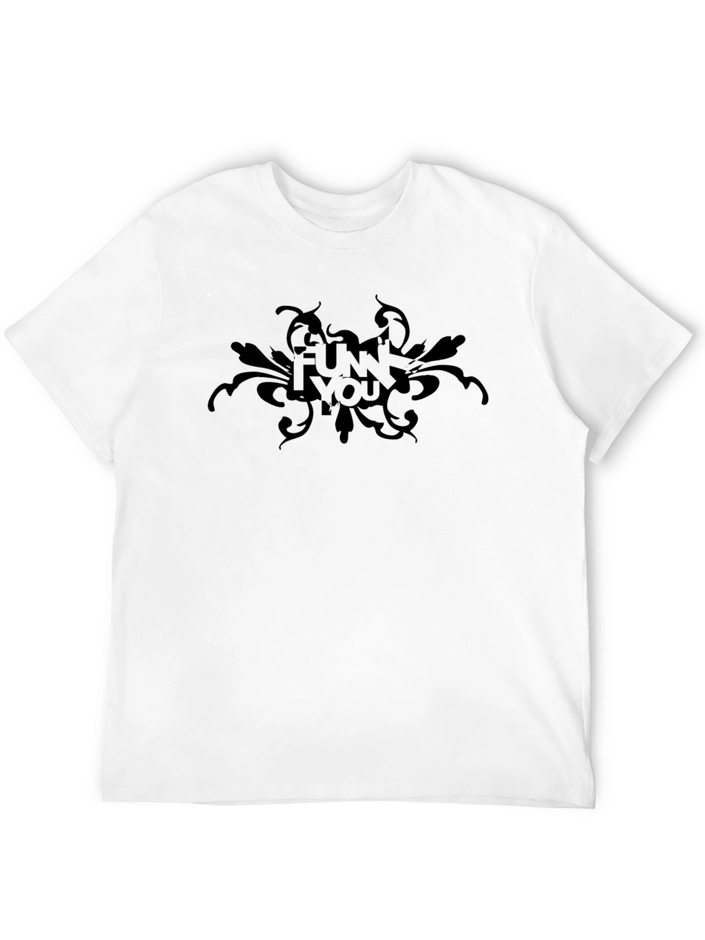 Black Graphic Tee - FUN I YOU