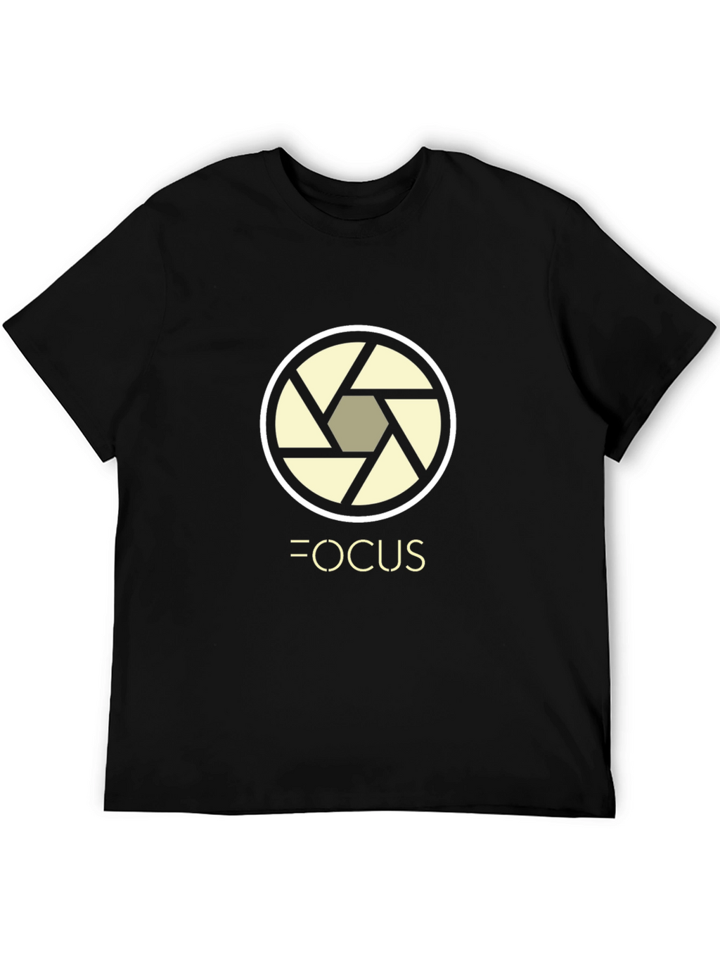 Focus Camera Graphic T-Shirt - Black