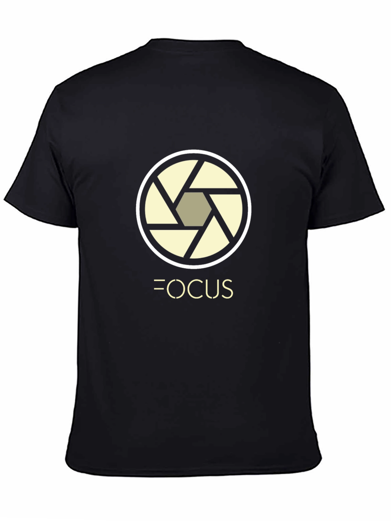 Focus Camera Graphic T-Shirt - Black