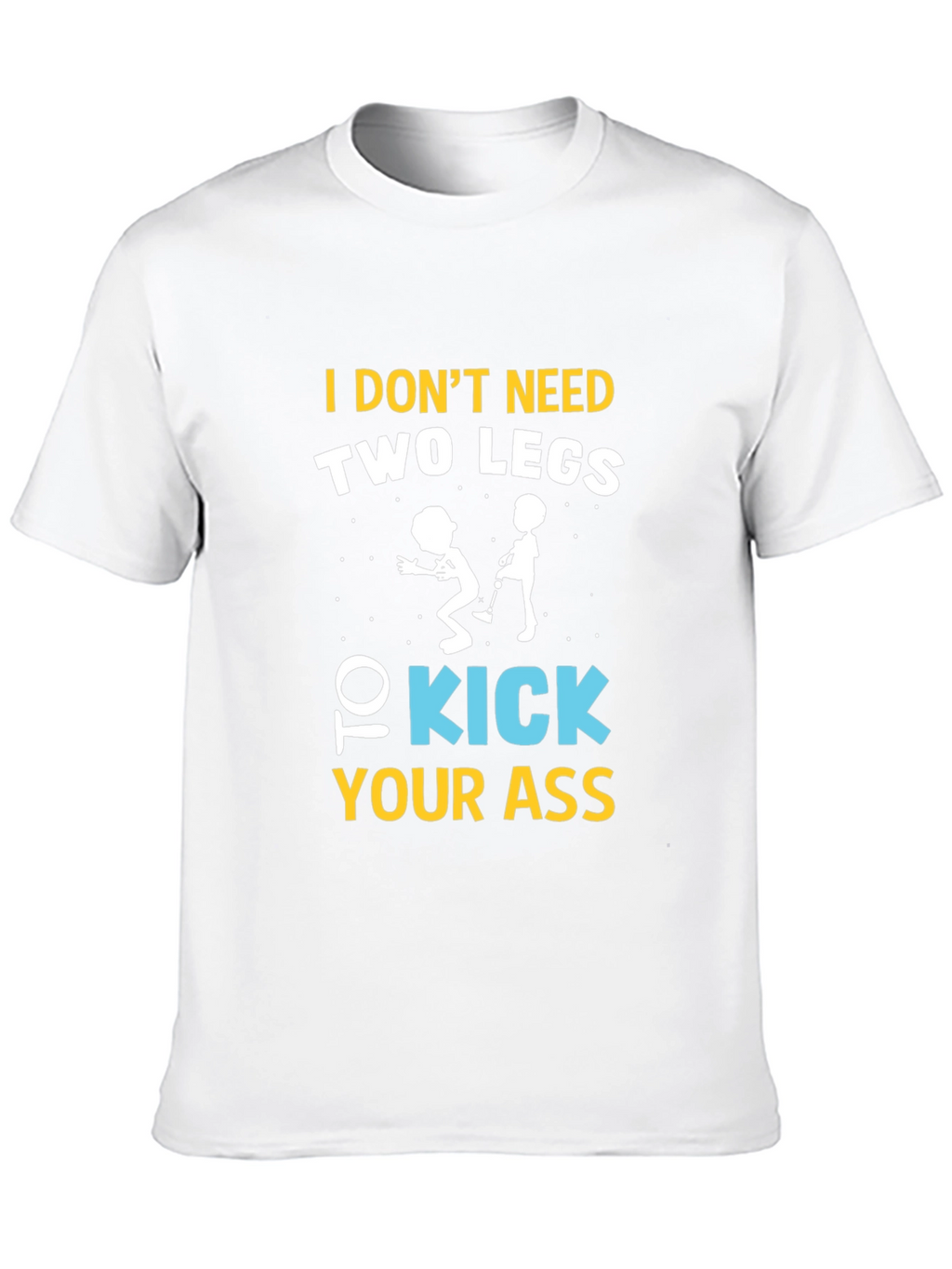 Funny One-Legged Kicking T-Shirt