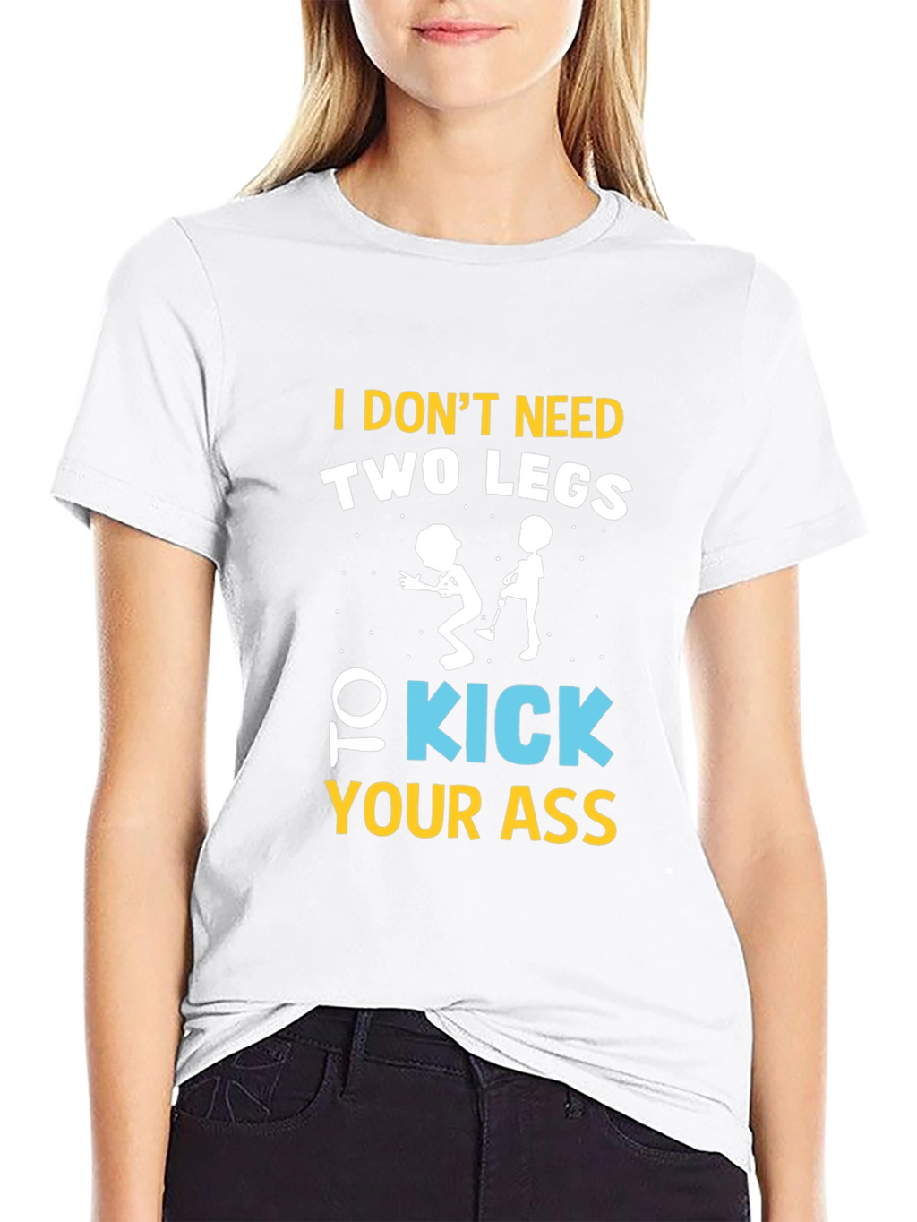 Funny One-Legged Kicking T-Shirt
