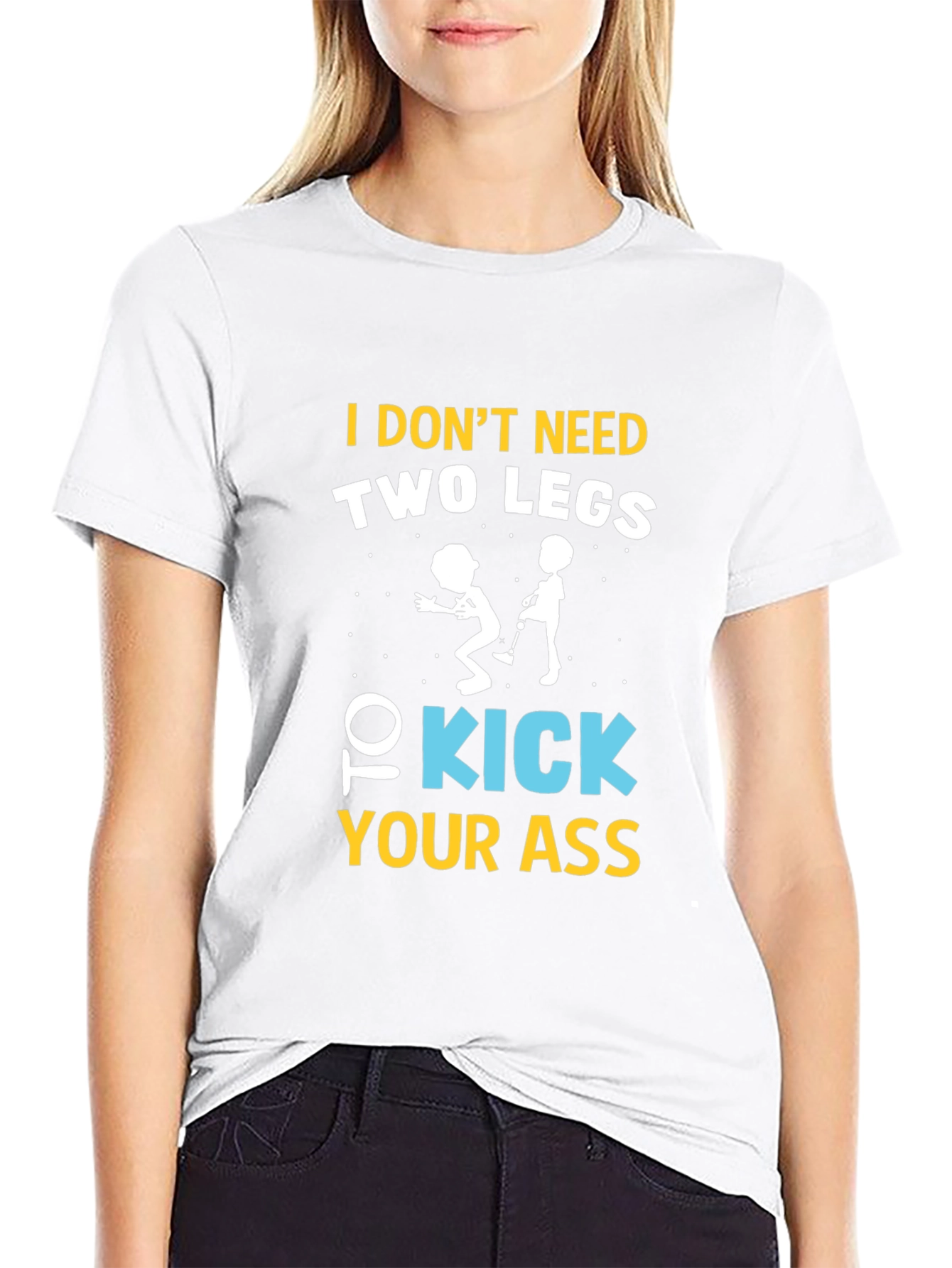 Funny One-Legged Kicking T-Shirt