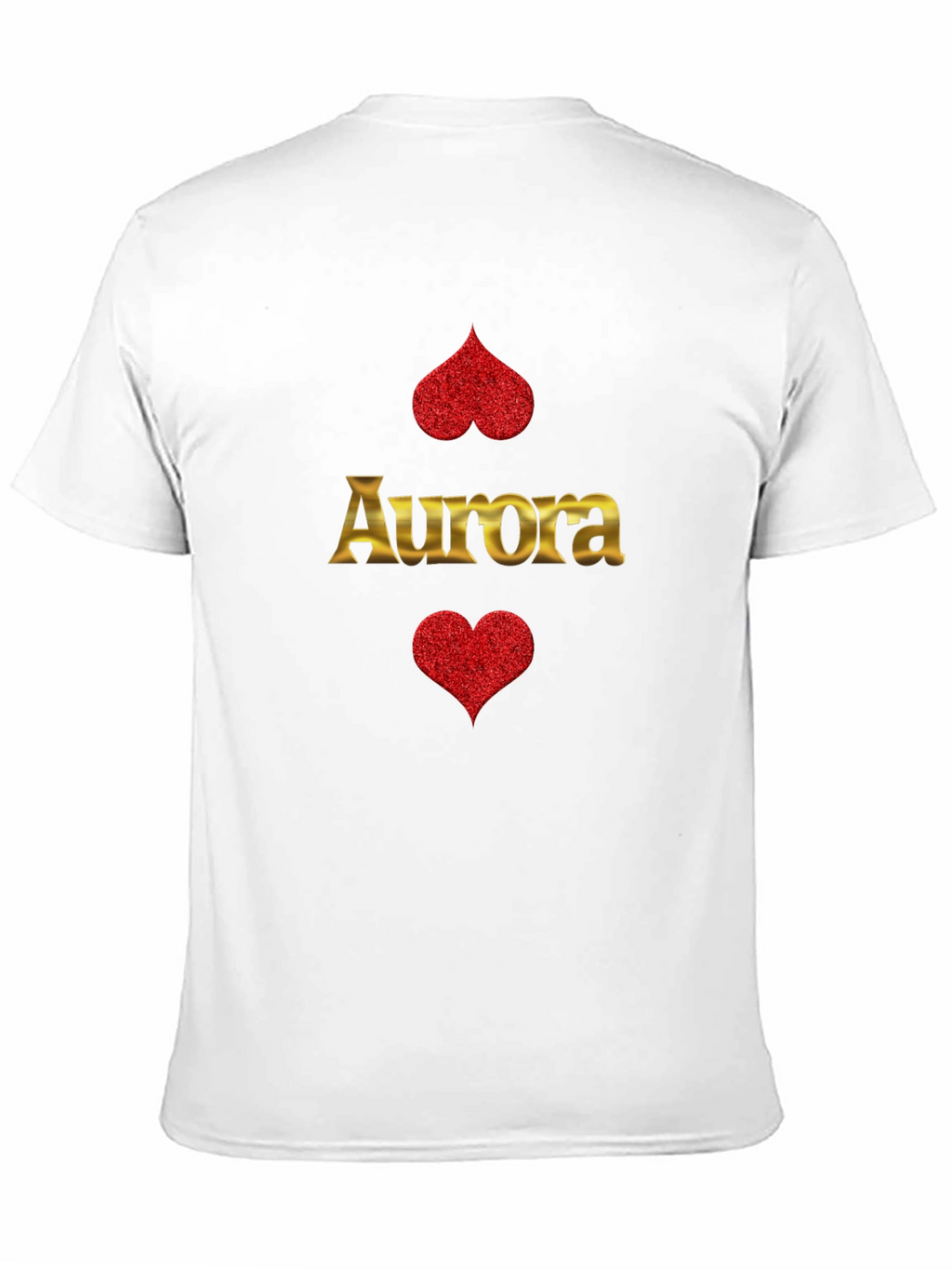 Aurora Heart Graphic T-Shirt - Black