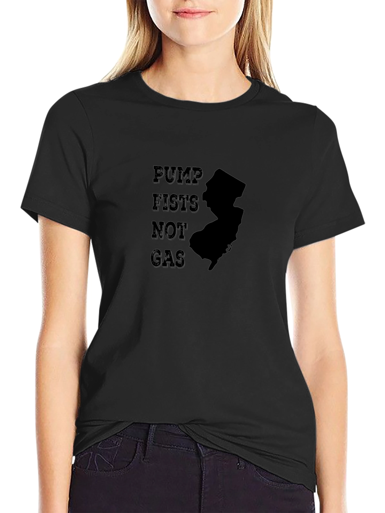 Pump Fists Not Gas NJ T-Shirt