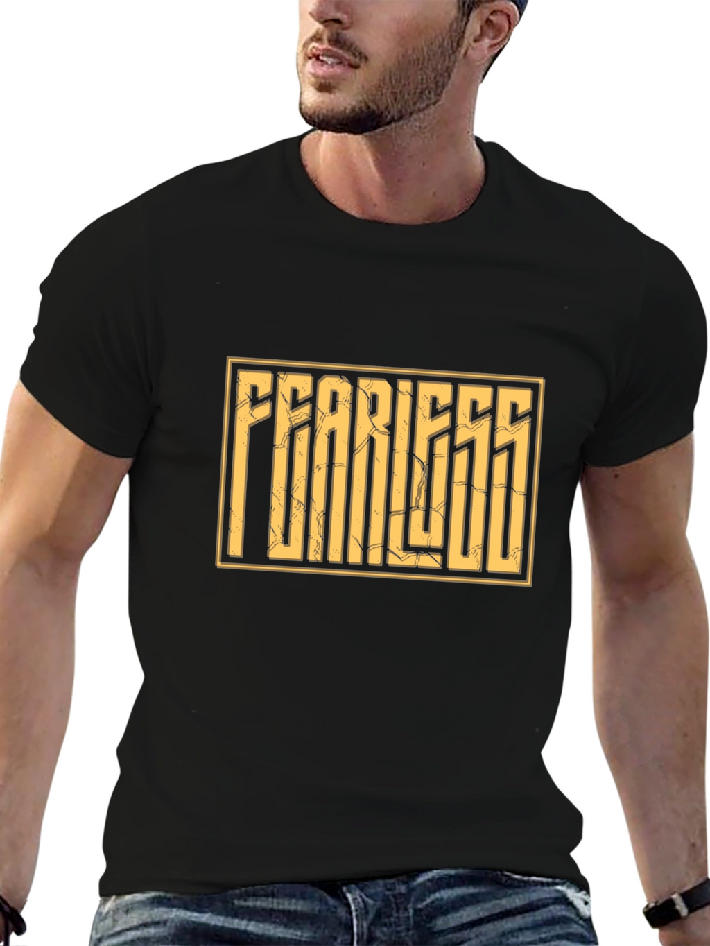 Fearless Graphic Tee - Trendy Casual Shirt