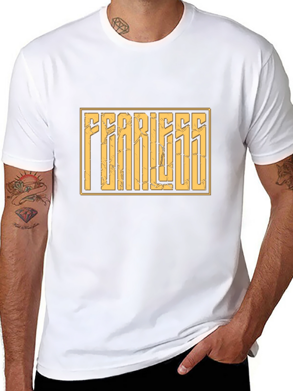 Fearless Graphic Tee - Trendy Casual Shirt