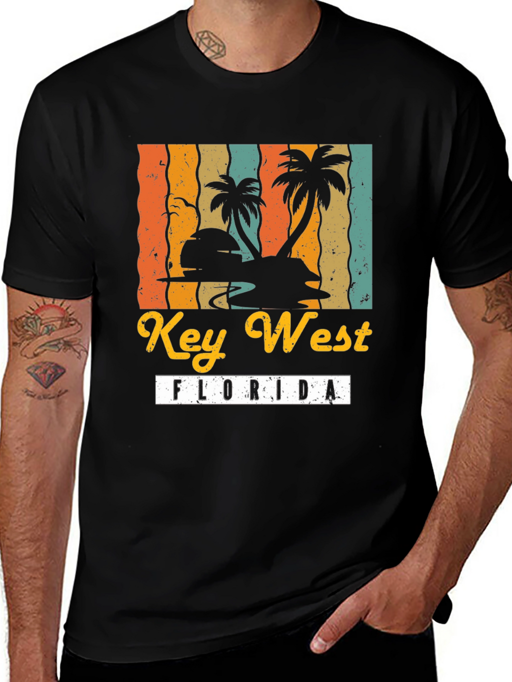 Key West Florida Retro T-Shirt