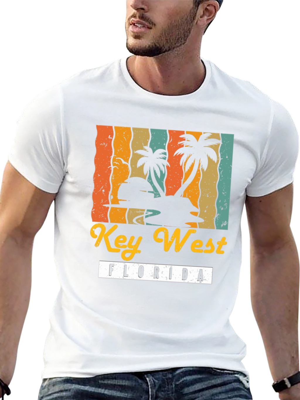 Key West Florida Retro T-Shirt
