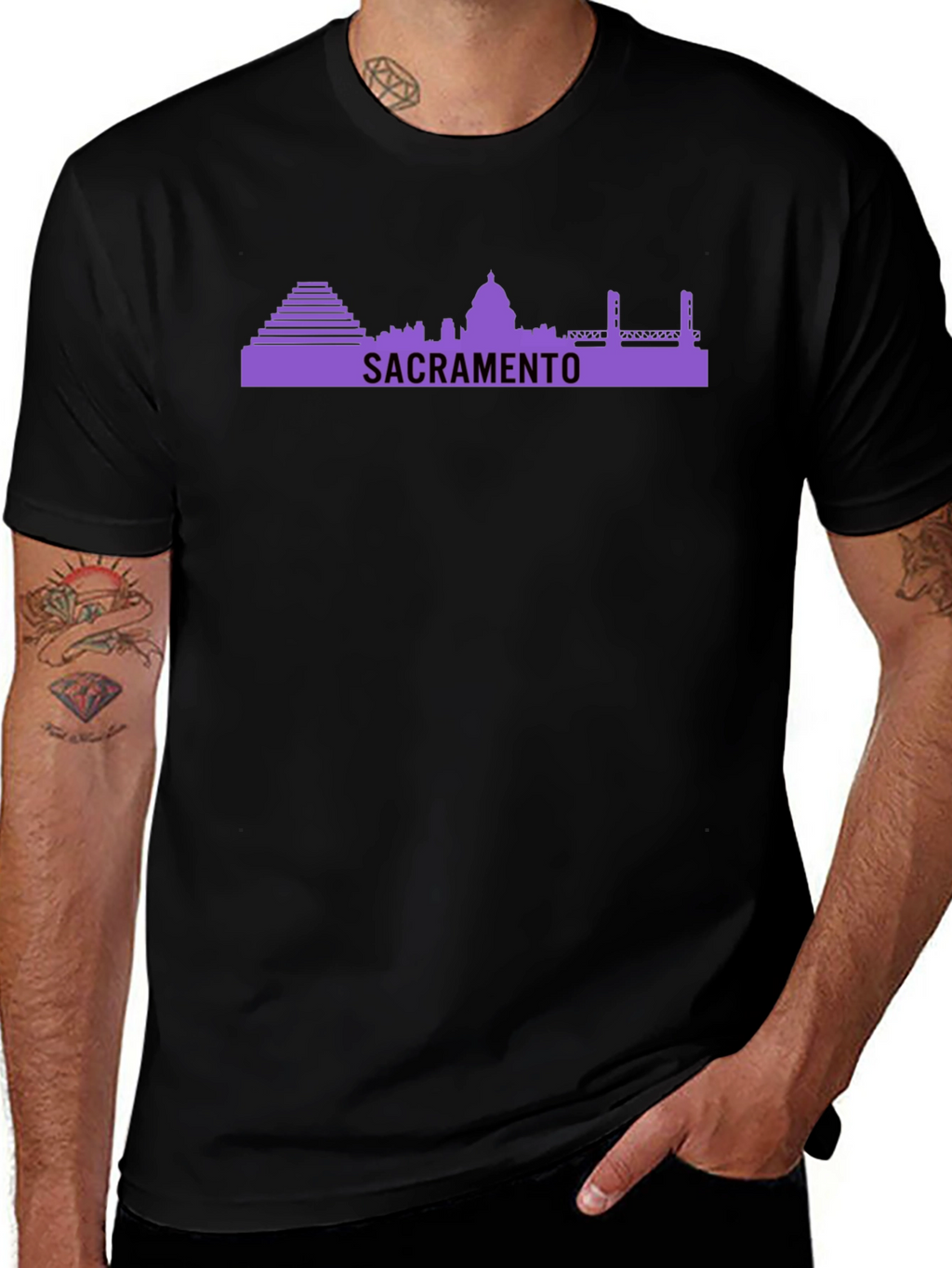 Sacramento Skyline Graphic T-Shirt