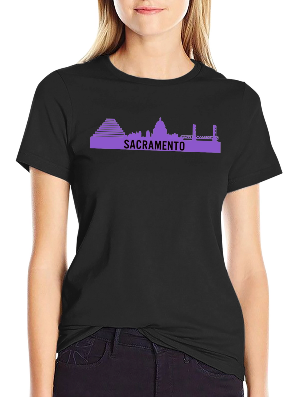 Sacramento Skyline Graphic T-Shirt
