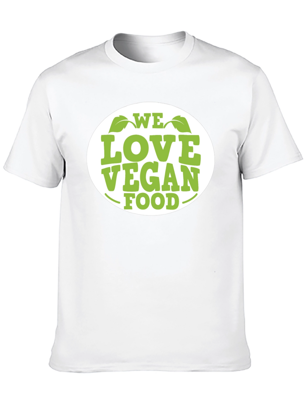 We Love Vegan Food T-Shirt - Black Cotton Tee
