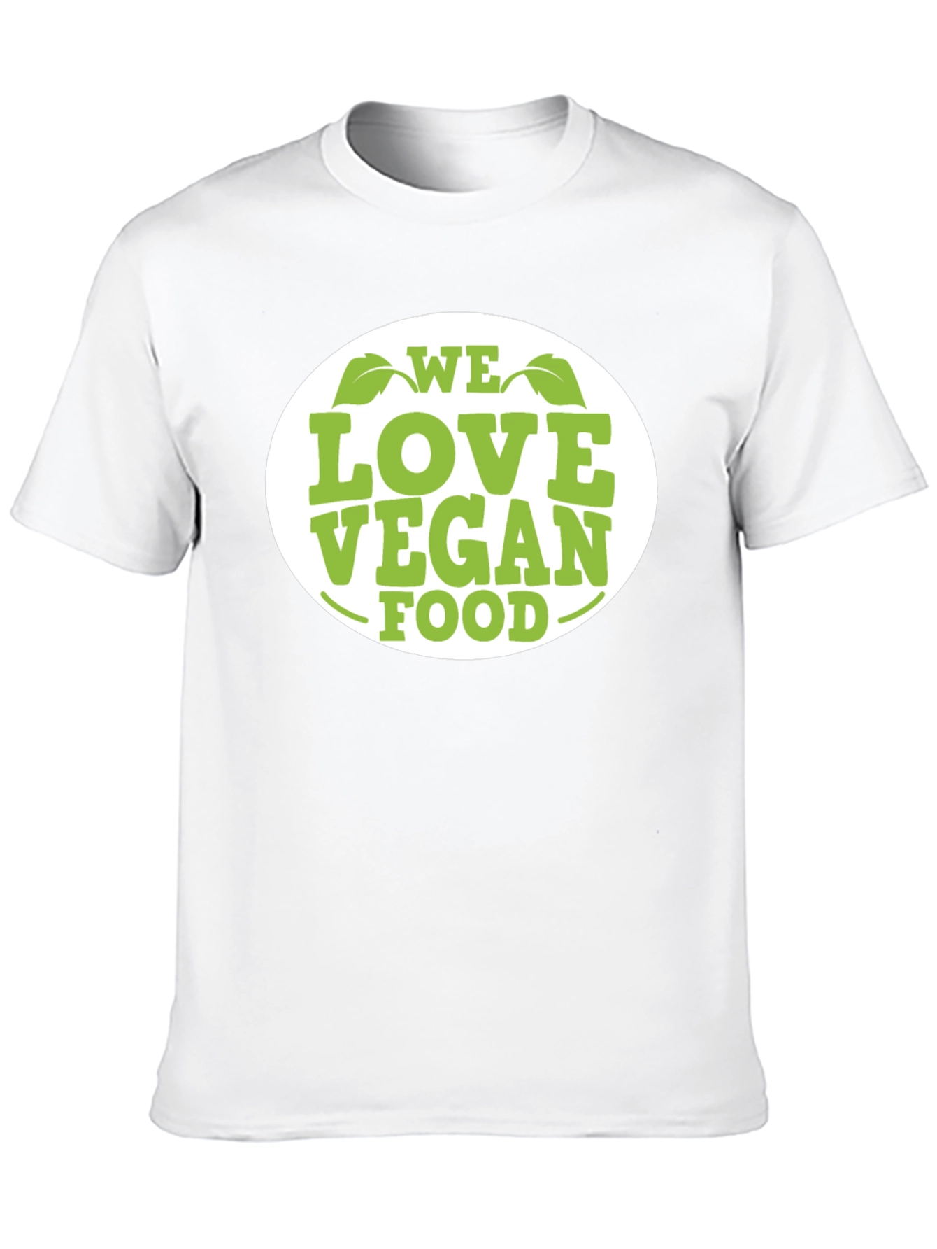 We Love Vegan Food T-Shirt - Black Cotton Tee