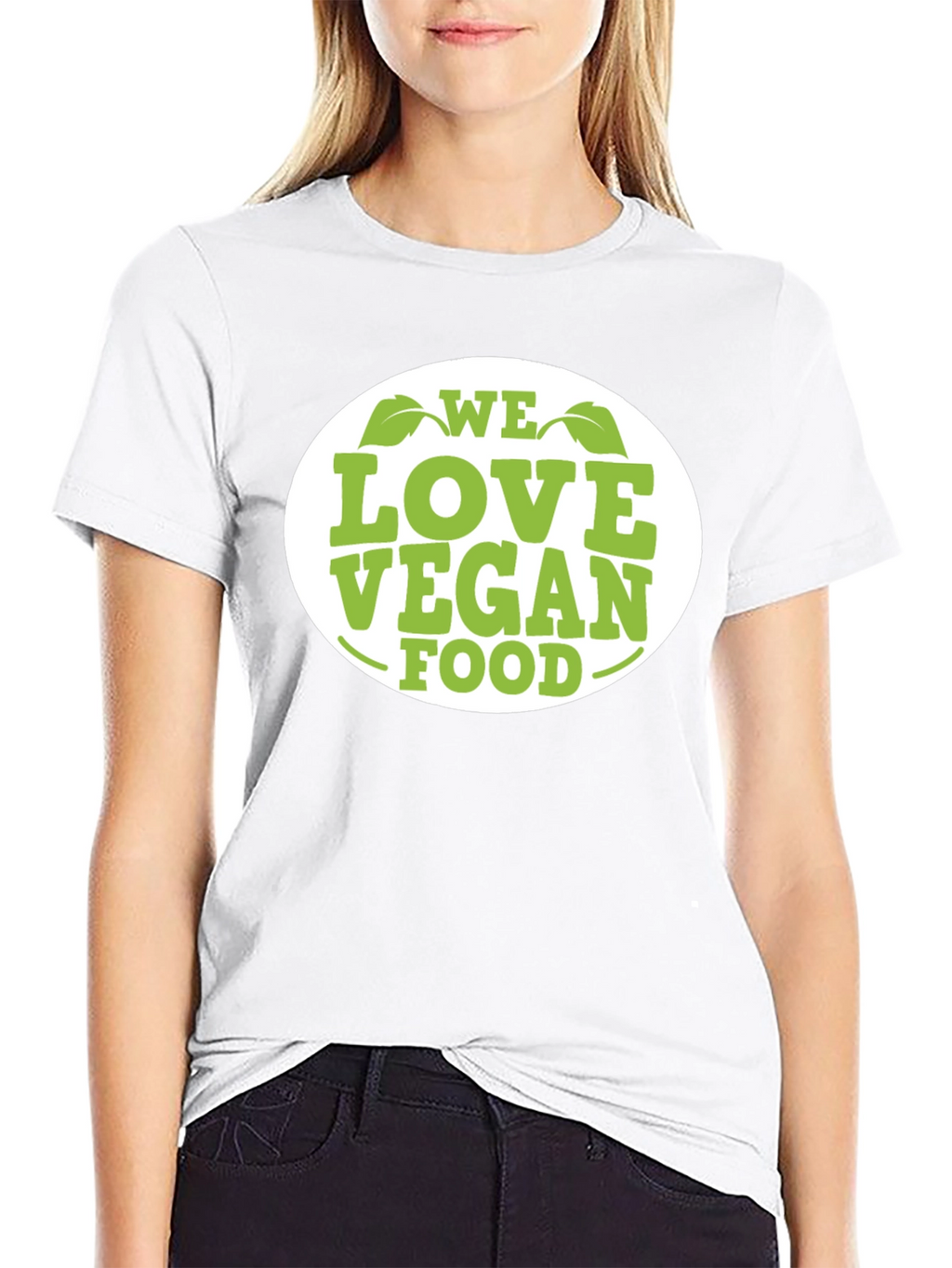 We Love Vegan Food T-Shirt - Black Cotton Tee