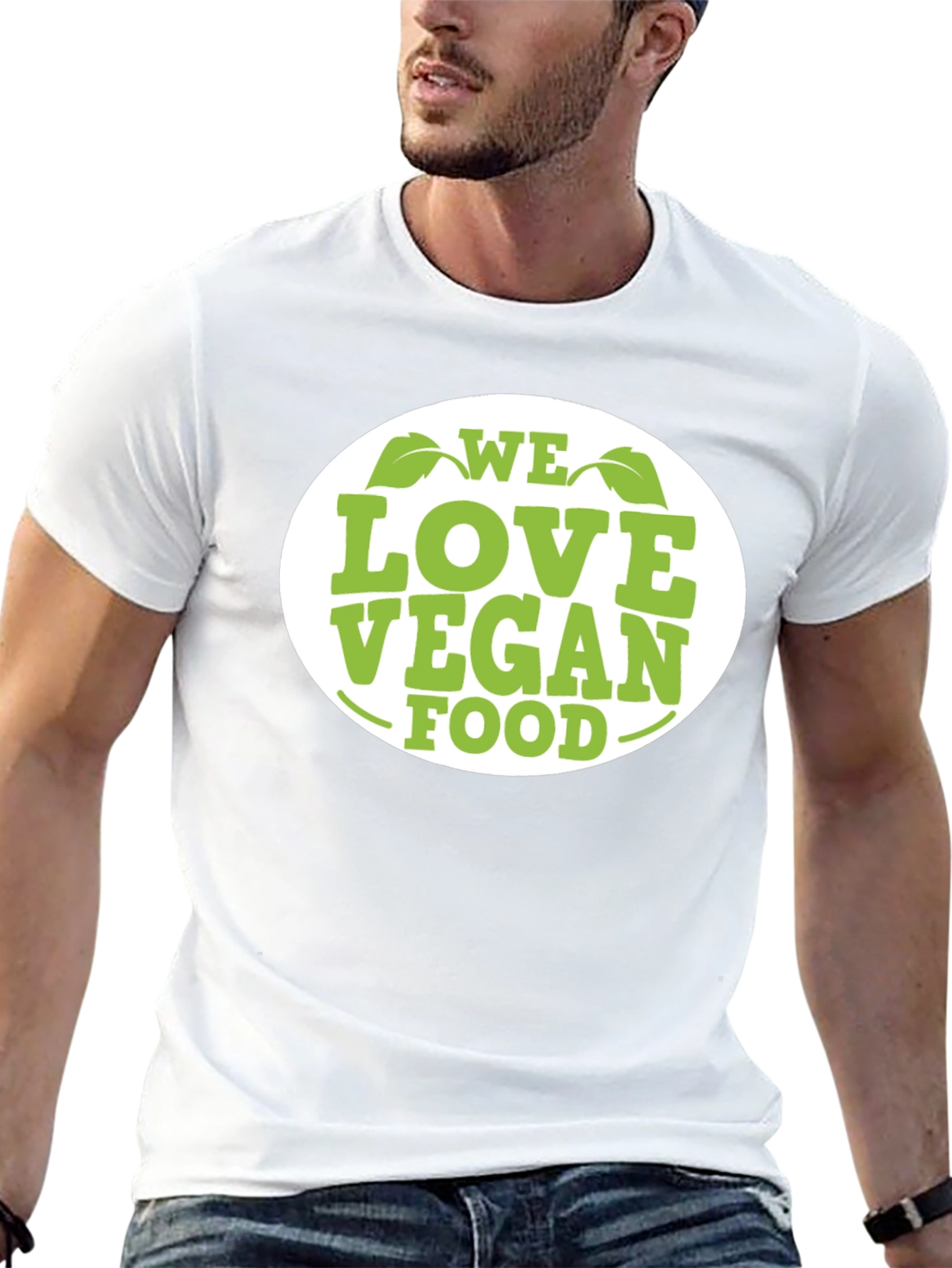 We Love Vegan Food T-Shirt - Black Cotton Tee