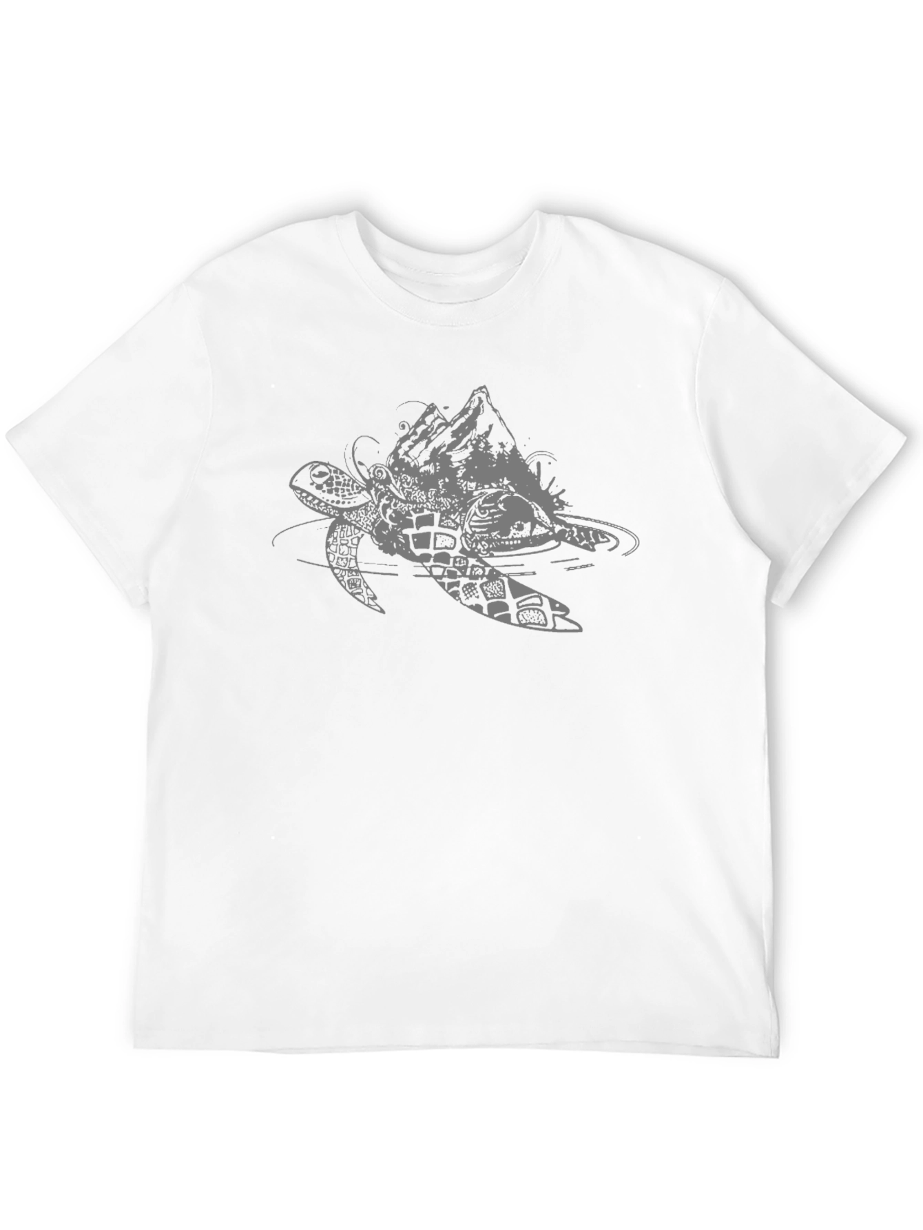 Turtle & Mountain Graphic Tee
