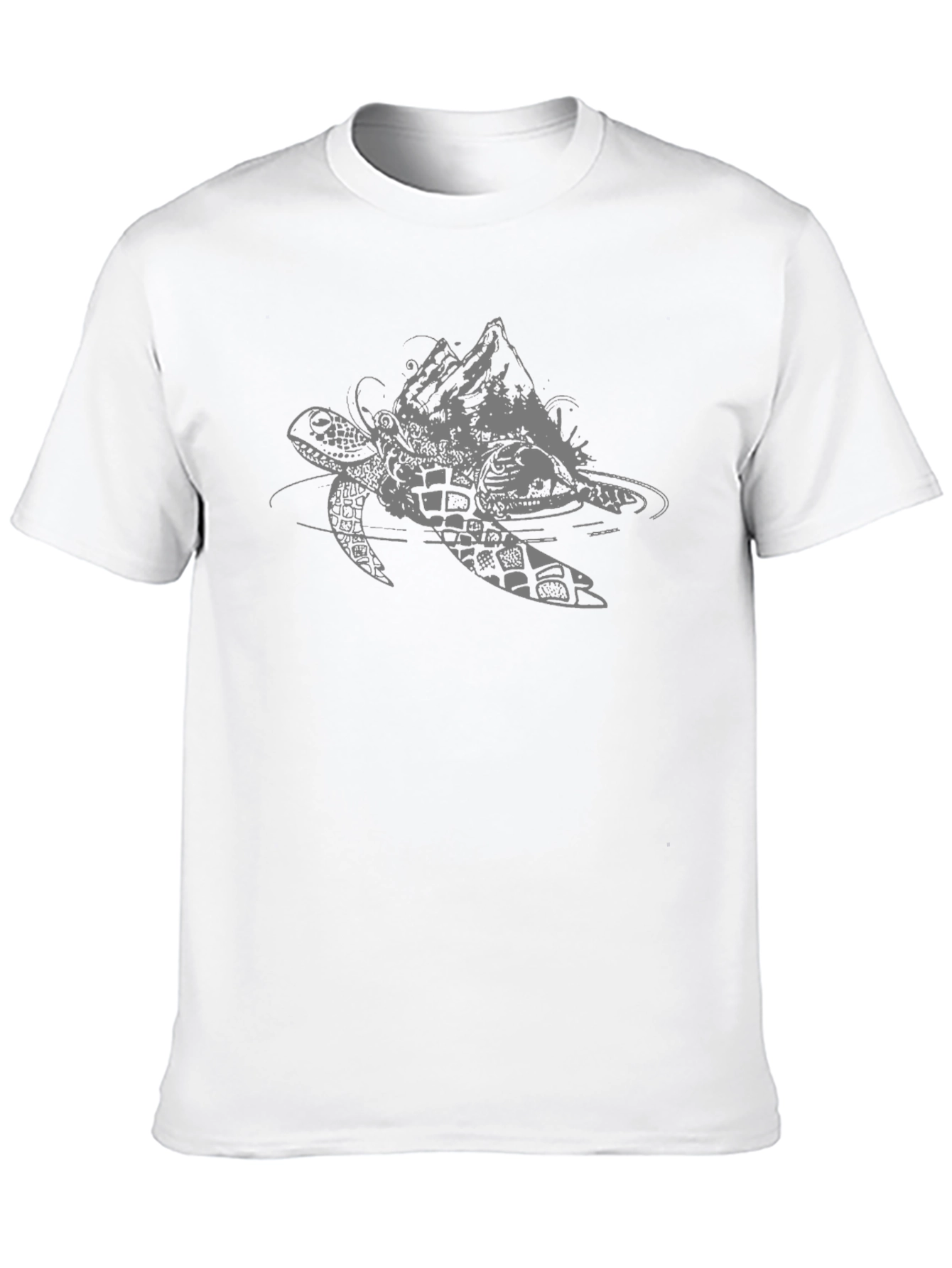 Turtle & Mountain Graphic Tee