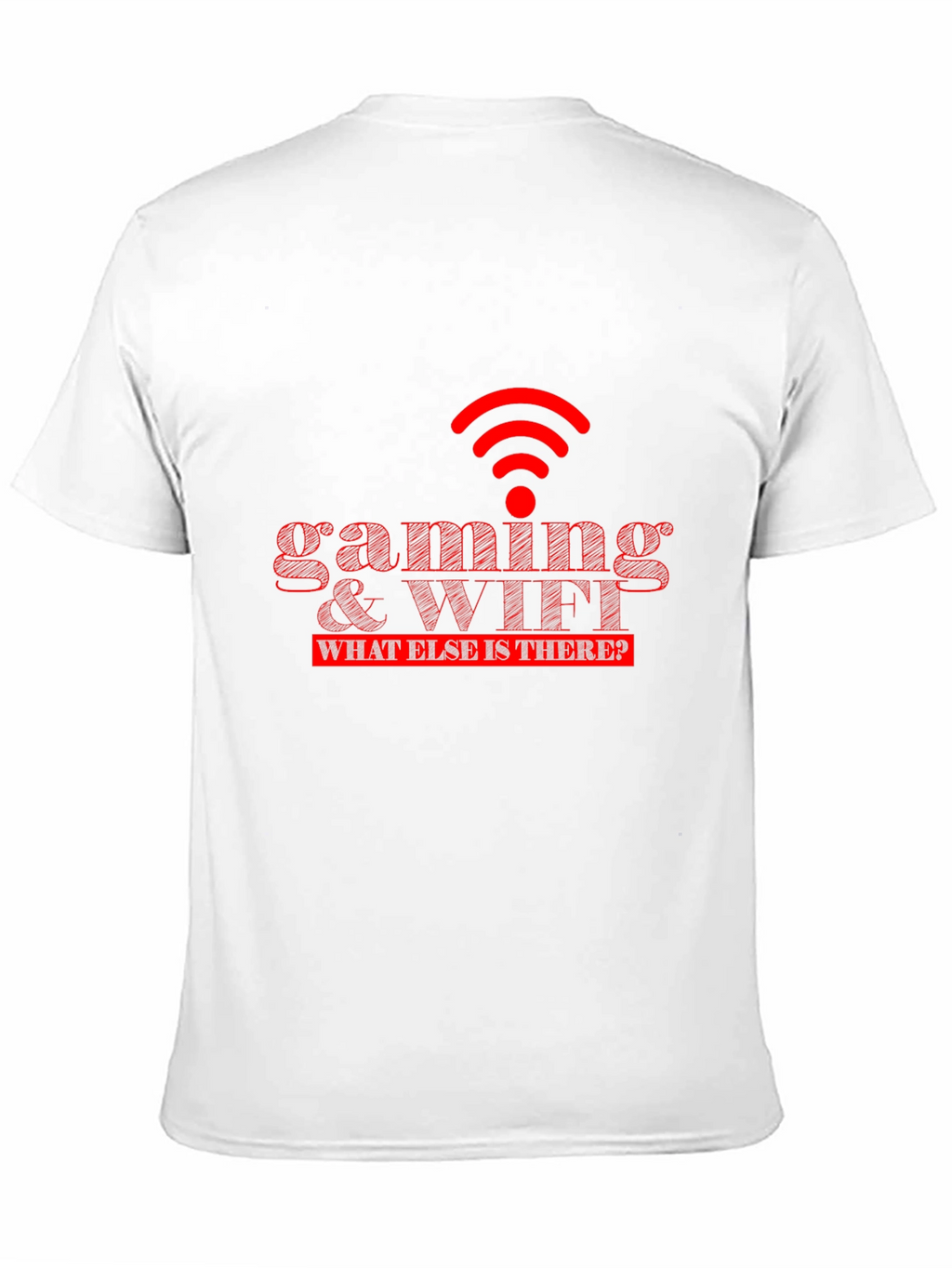 Gaming & WiFi Mens Graphic Tee - Black