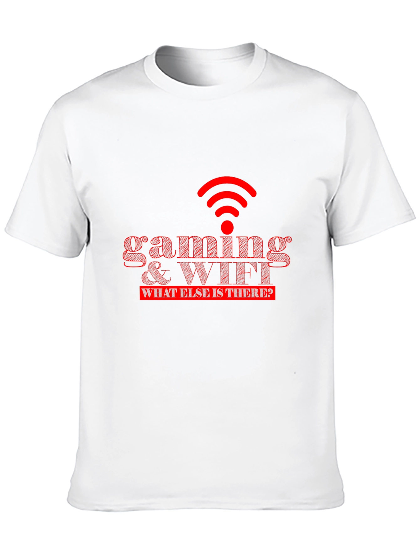 Gaming & WiFi Mens Graphic Tee - Black